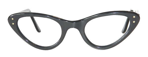 1950's rhinestone cat eye eyeglass frames
