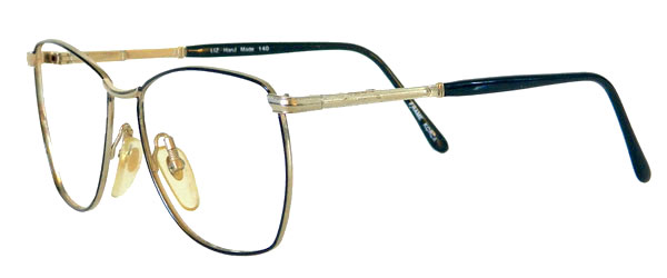 Transluscent red 1980s eyeglass frames