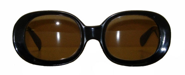 Black 1960's mod sunglasses
