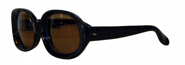 Black 1960's mod sunglasses