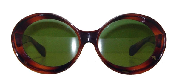 Vintage tortoise shell mod sunglasses