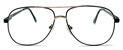 vintage black aviator eyeglass frames
