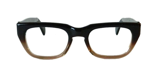 mens brown fade eyeglass frames