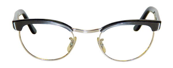 vintage women's greenish grey combination frames