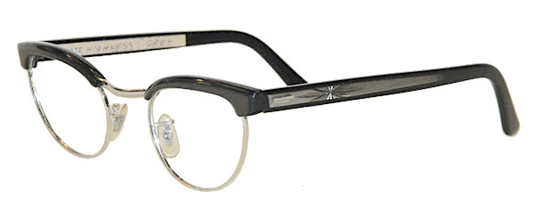 vintage women's greenish grey combination frames