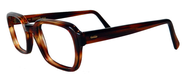 vintage amber eyeglass frames