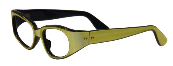 womens vintage green cateye eyeglass frames