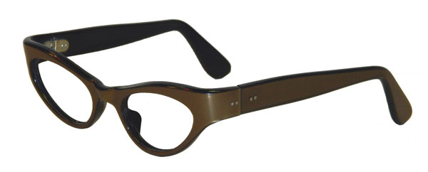 womens vintage green cateye eyeglass frames