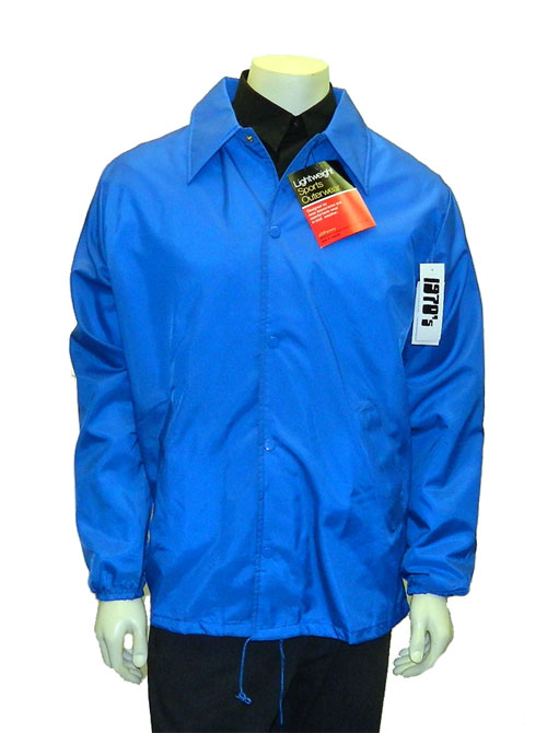 1970's vintage blue nylon jacket