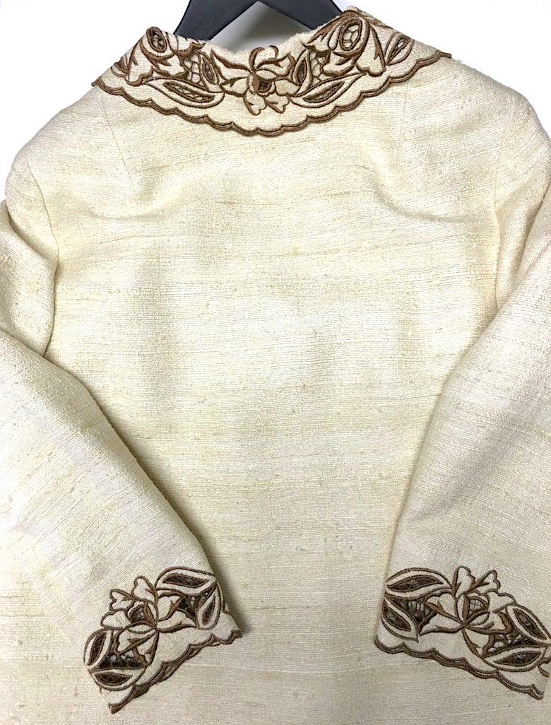 vintage silk blazer