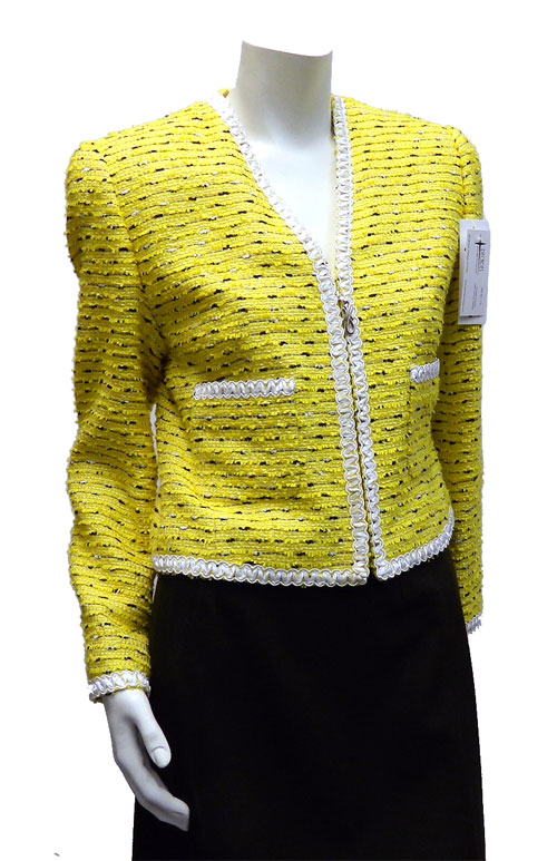 vintage Escada Margaretha Ley yellow blazer