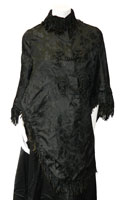 Victorian silk cape