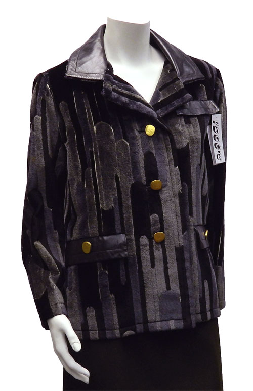 houndstooth check reversible cape