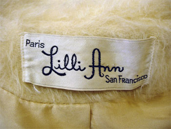 1950's Lilli Ann wool and mohair blend coat