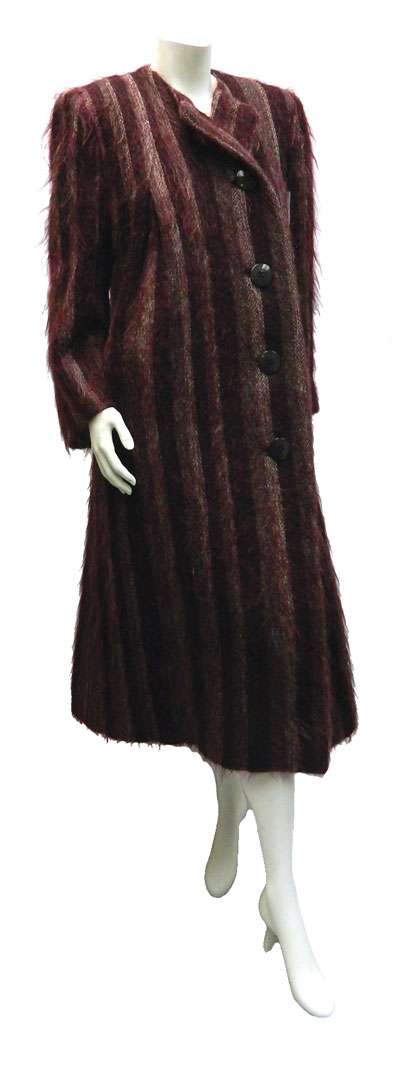 1980's Pauline Trigere mohair coat