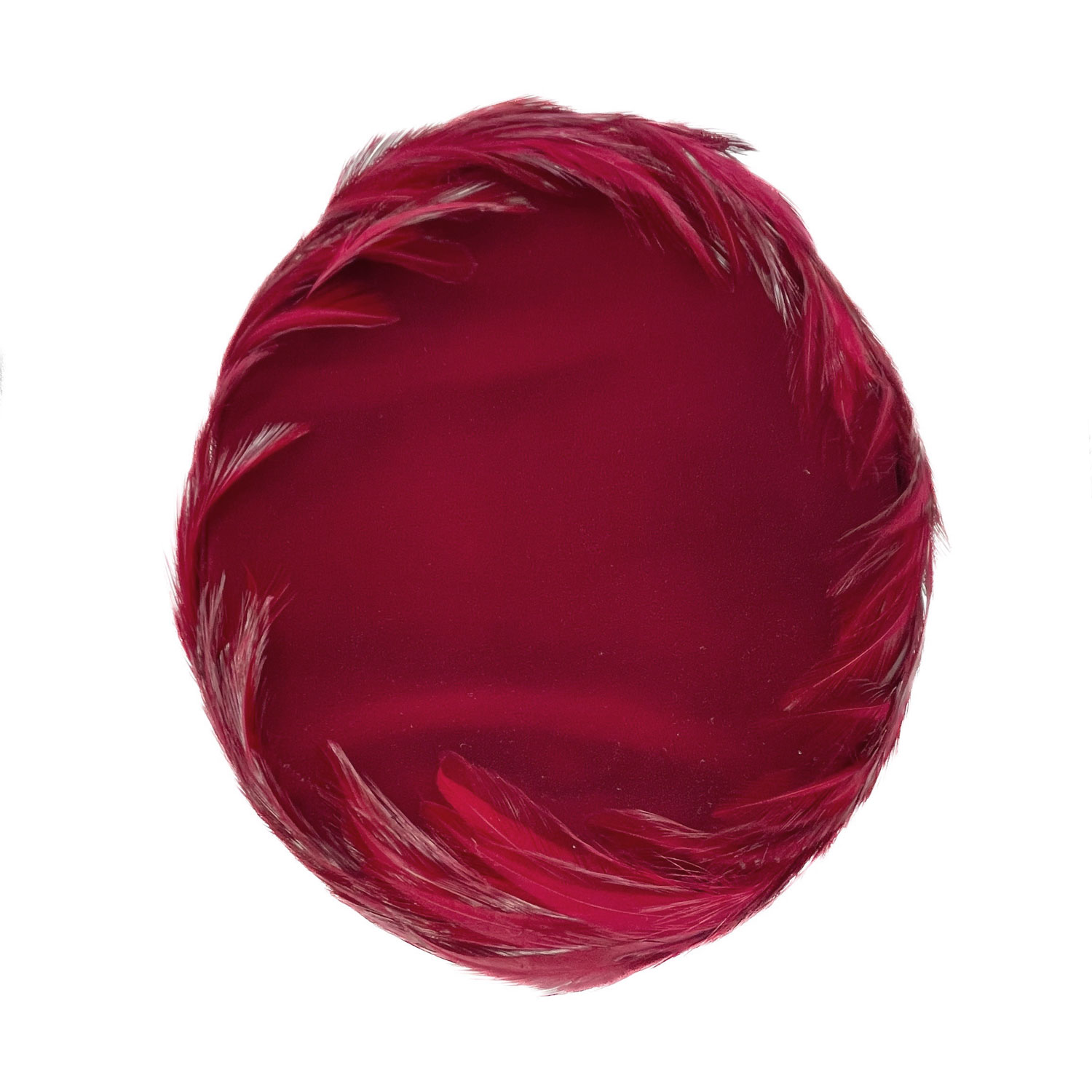 1960s feather cloche hat