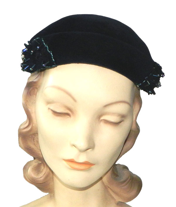 1950's beaded hat
