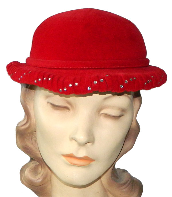 1950s red hat