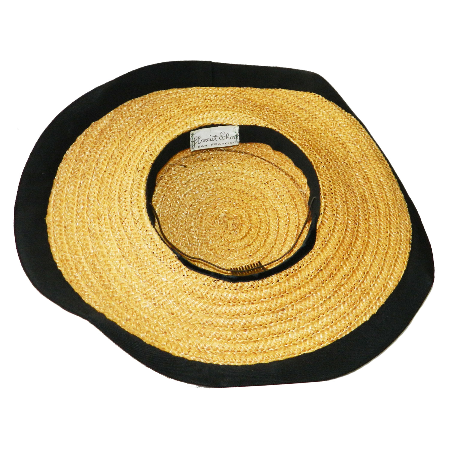 1950s staw hat