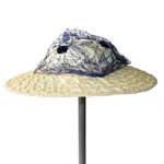 1950s straw sun hat