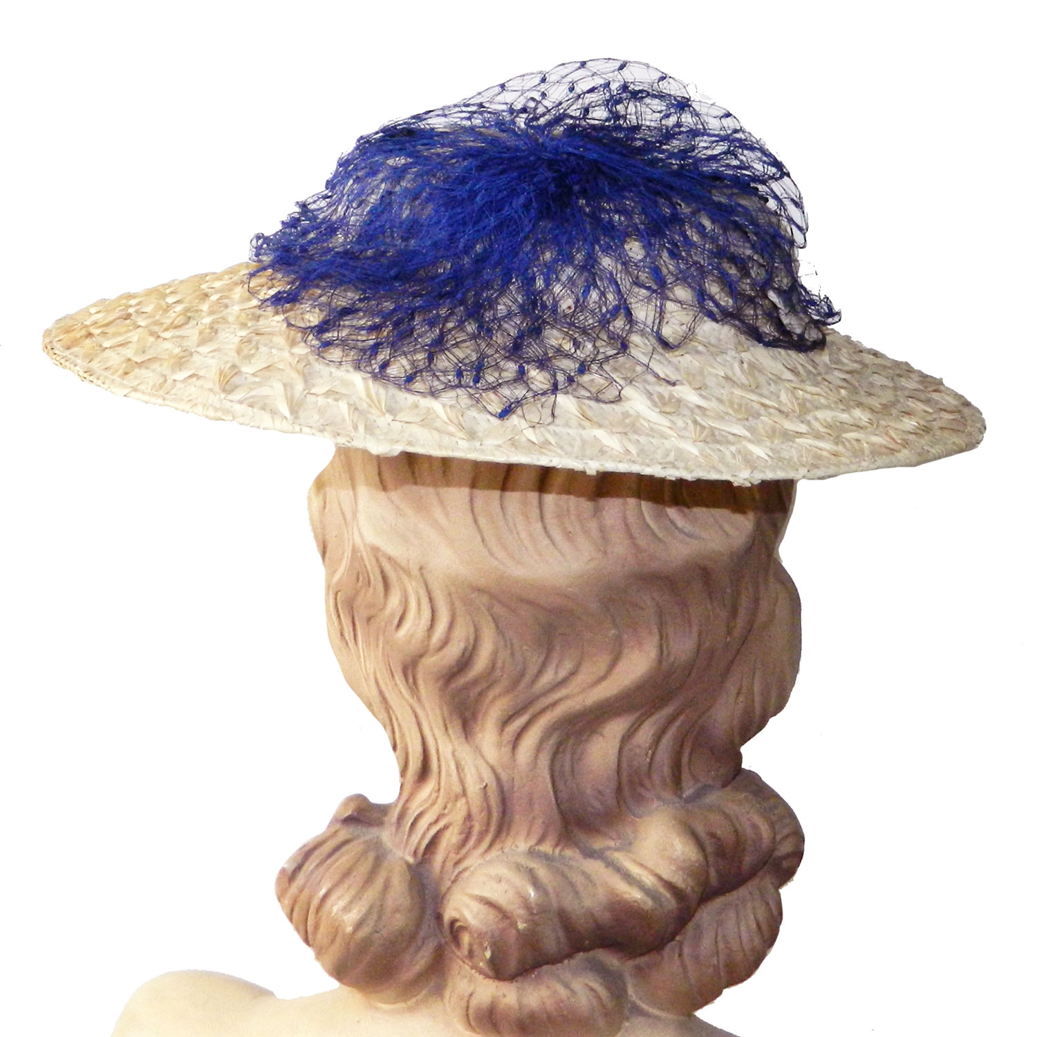 1950s staw hat