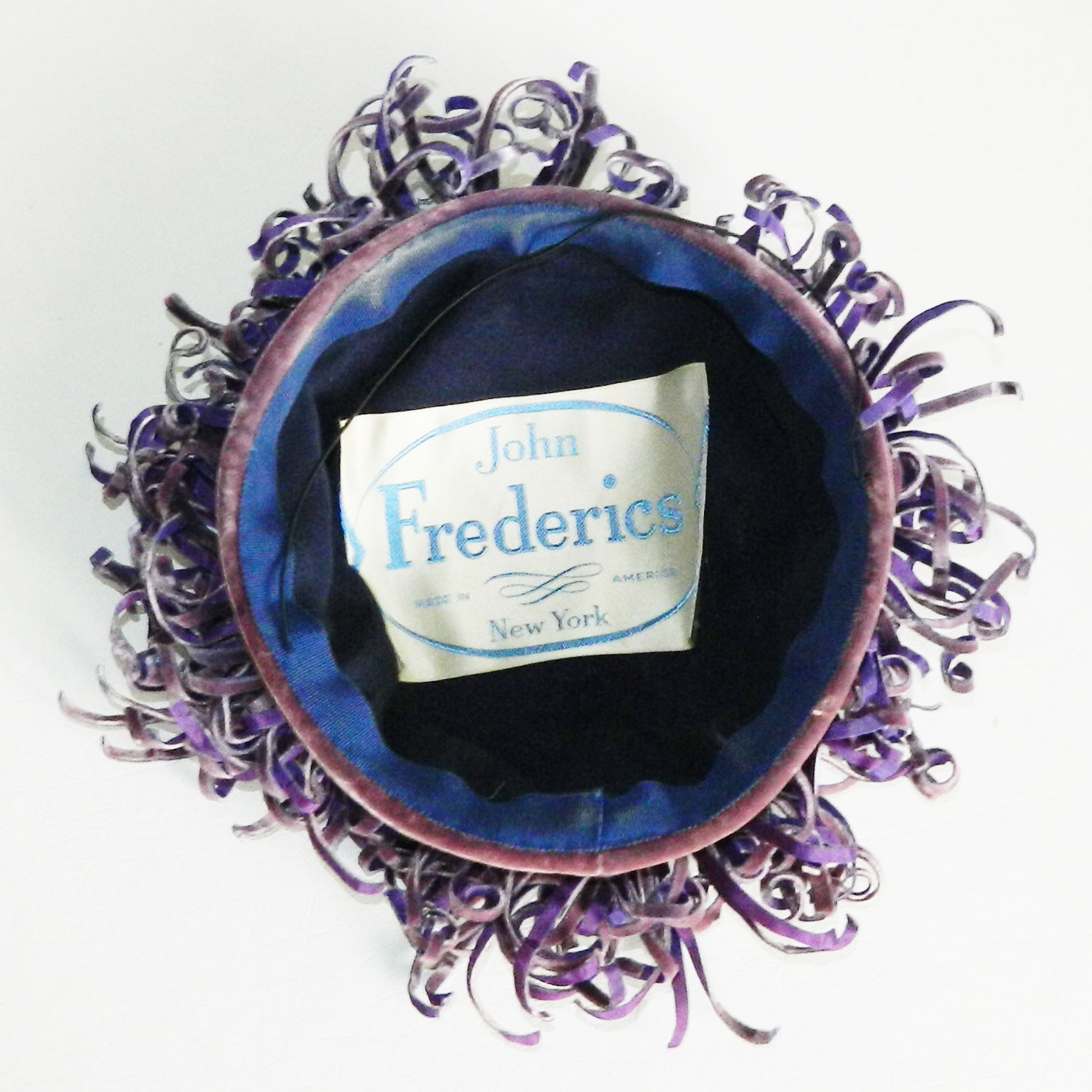 Purple John Frederics hat