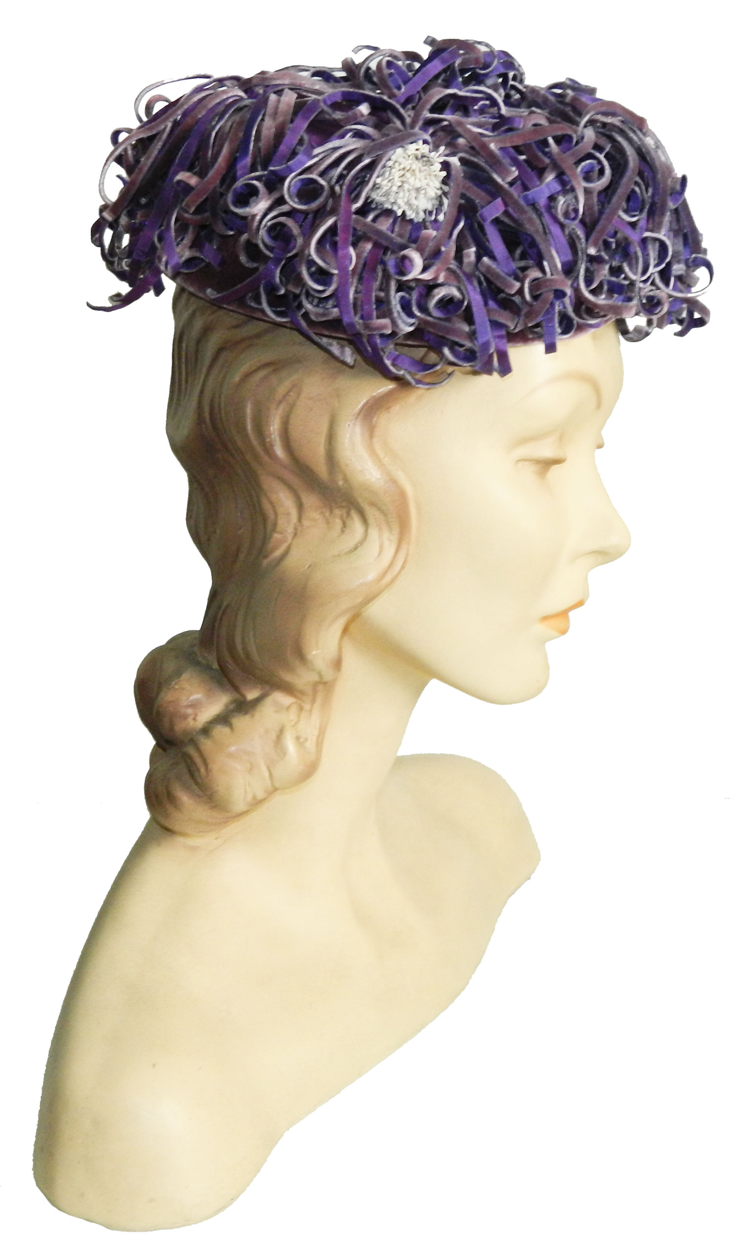 Purple John Frederics hat