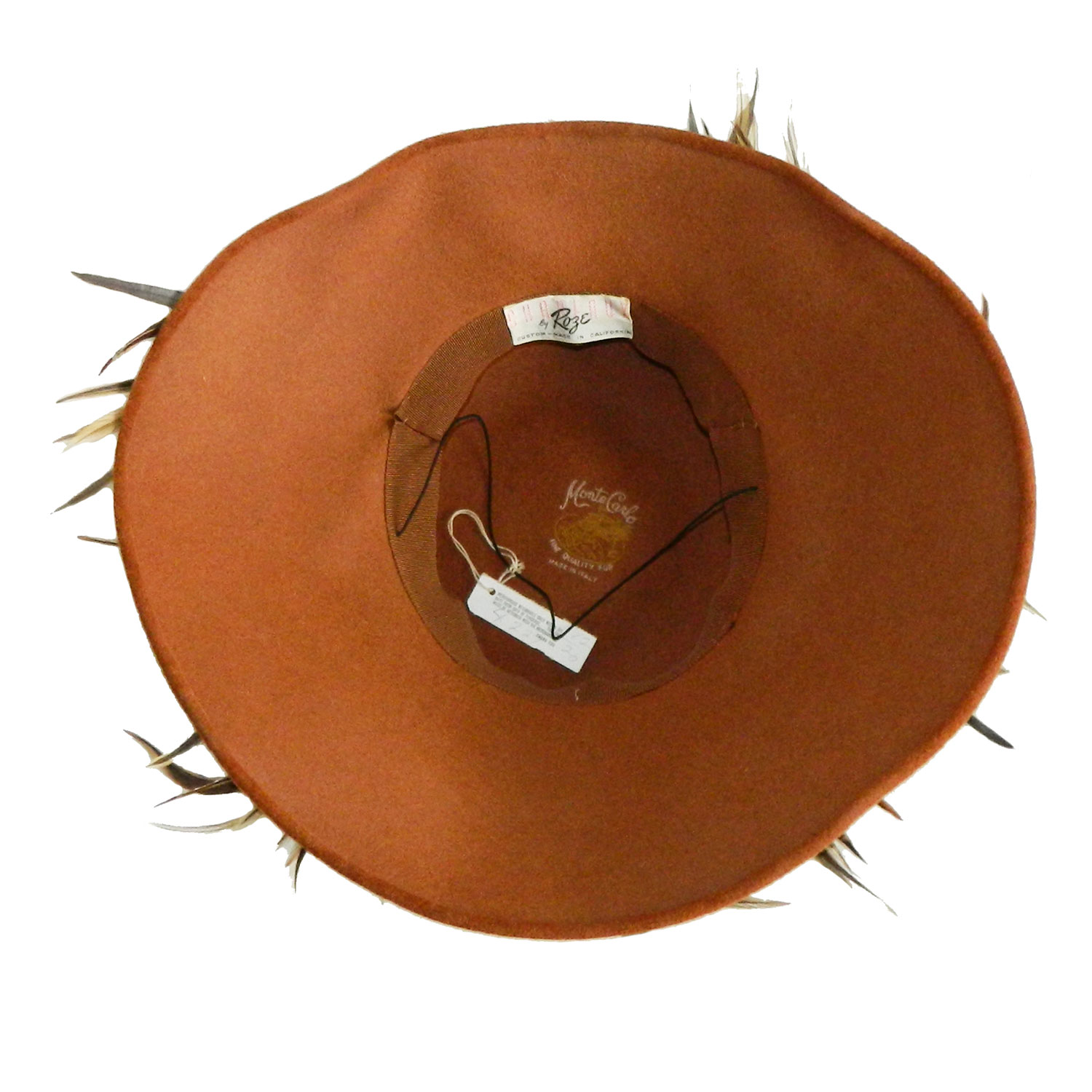 1960s feather hat