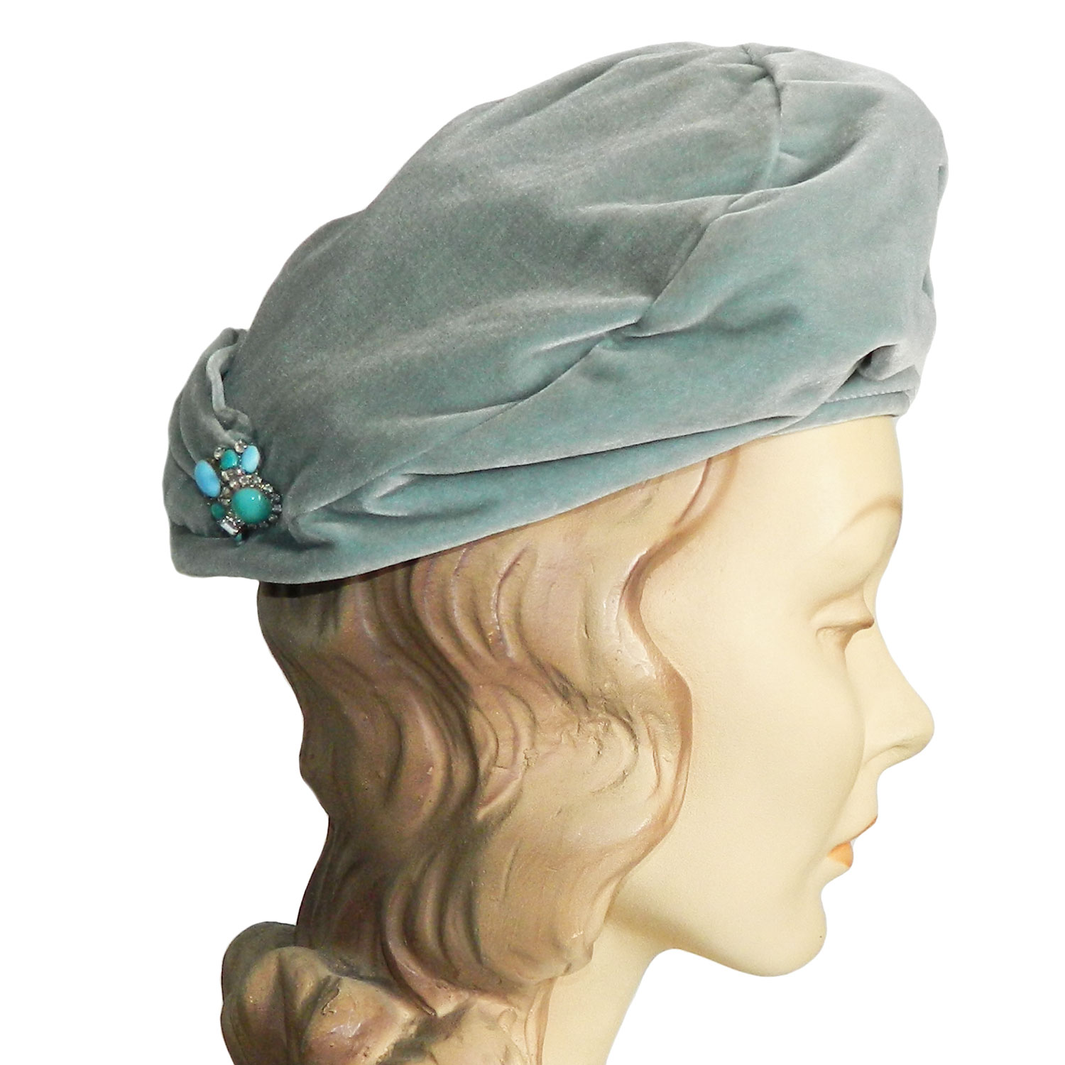 vintage Emme velveteen hat