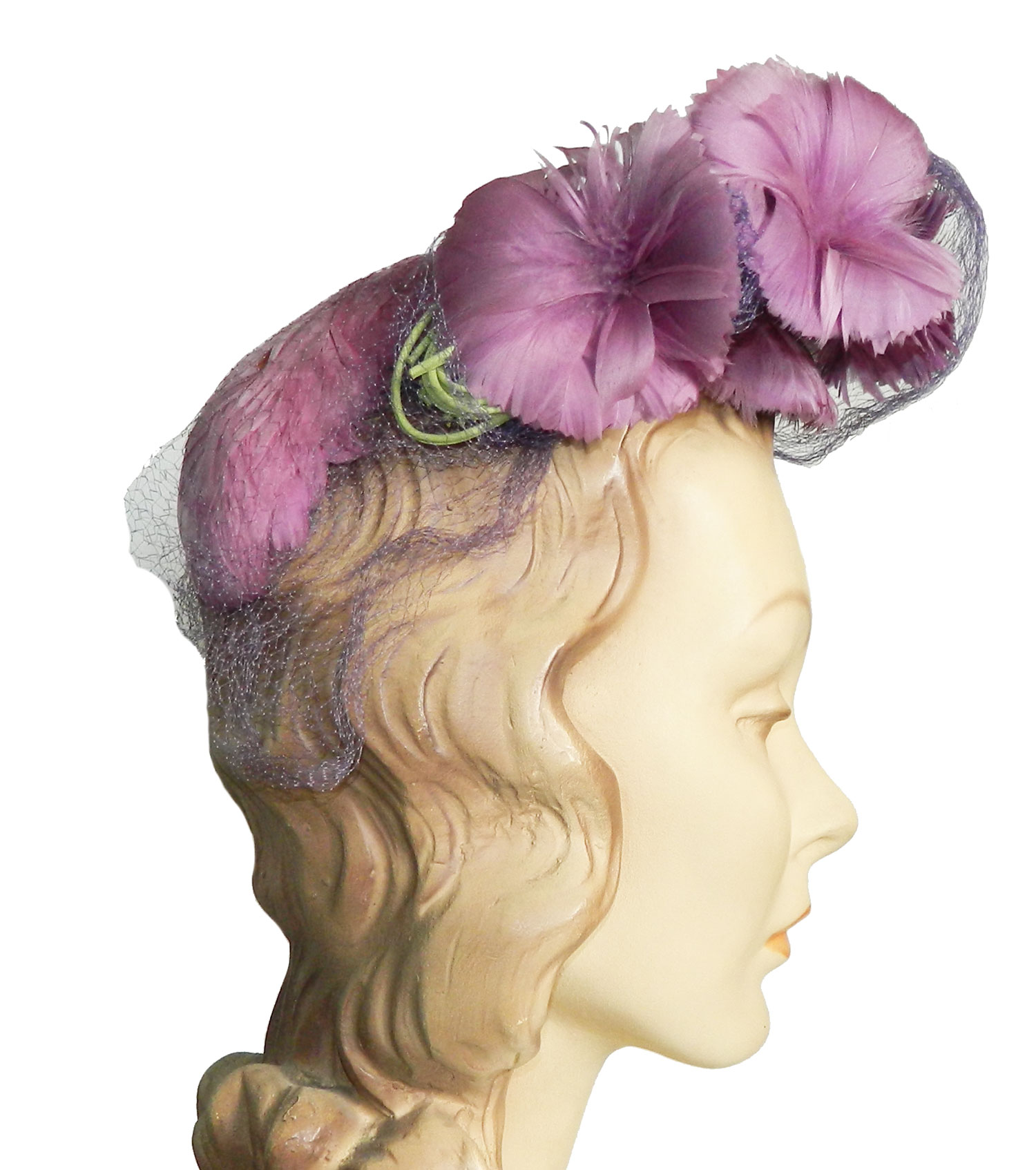 vintage flower hat