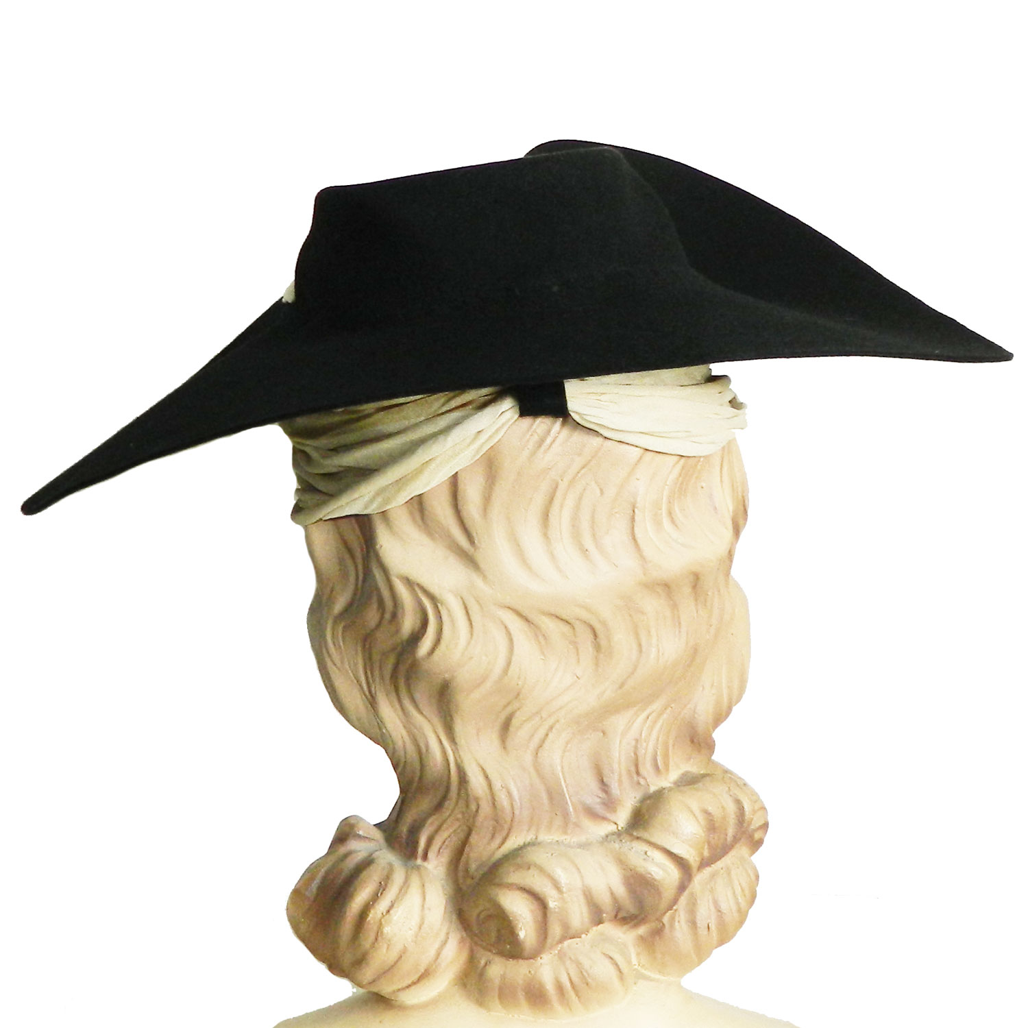1940s wide brim hat