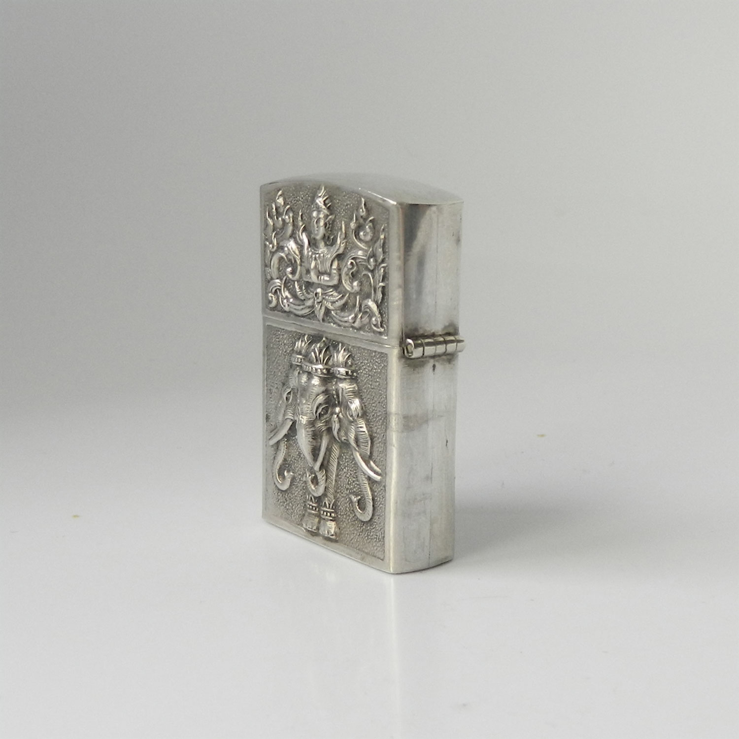 Vintage Siam Silver Lighter