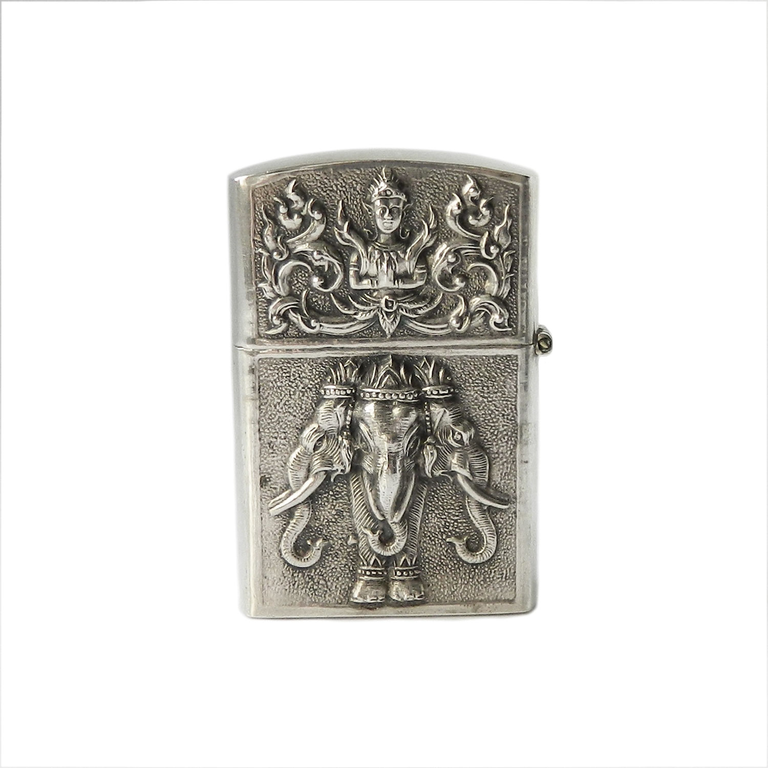 Vintage Siam Silver Lighter