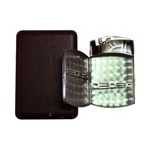 1930's art deco lighter cigarette case