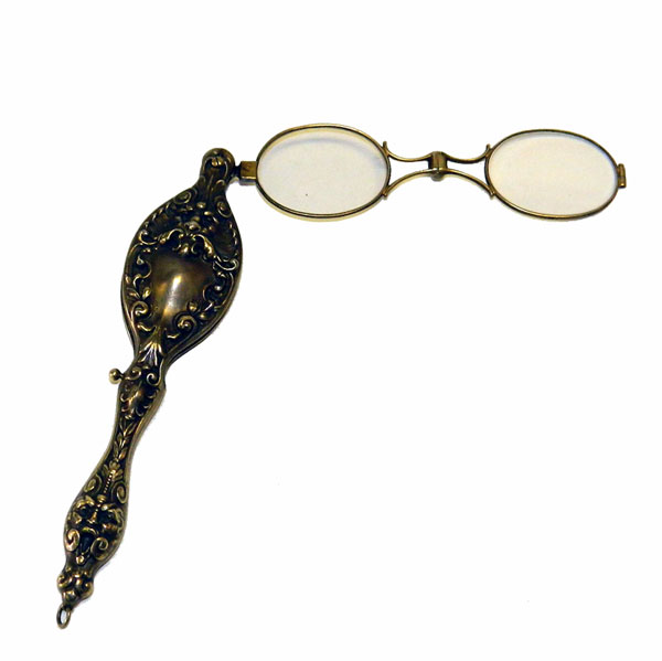 Antique Victorian sterling silver lorgnette