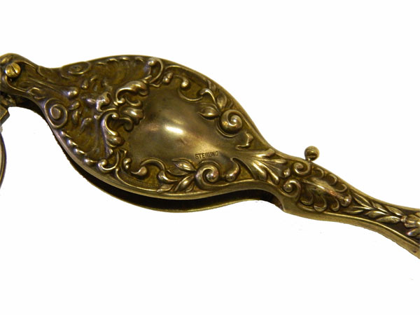 Antique Victorian sterling silver lorgnette