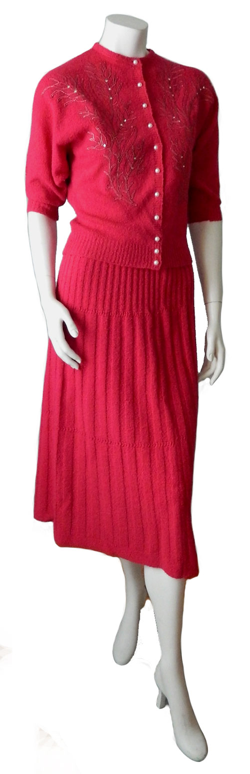 vintage knit suit
