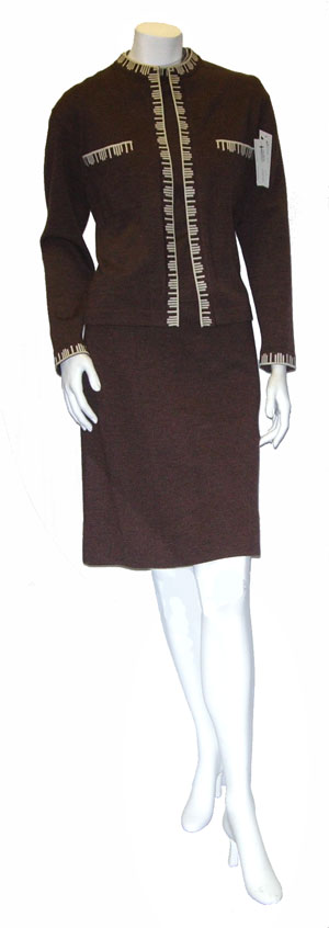 vintage knit suit