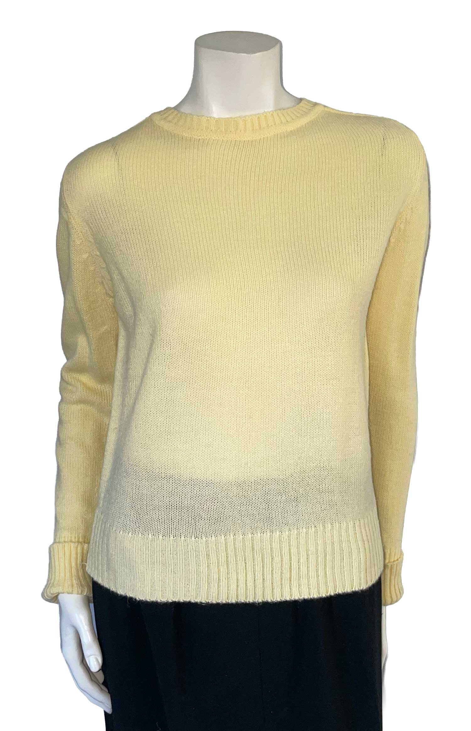 Vintage Pale Yellow Sweater