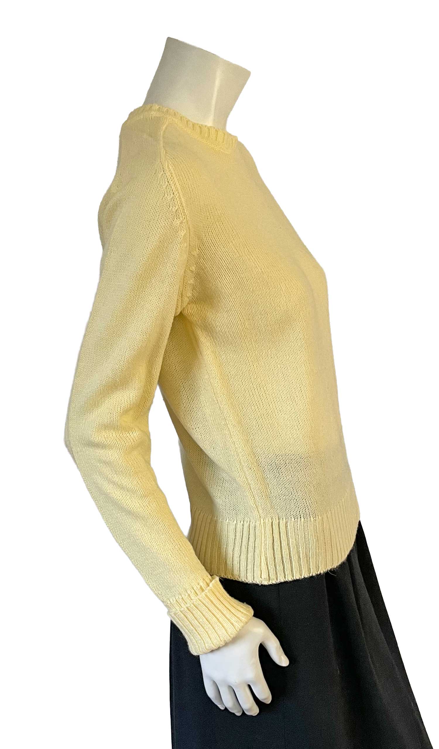 Vintage Pale Yellow Sweater