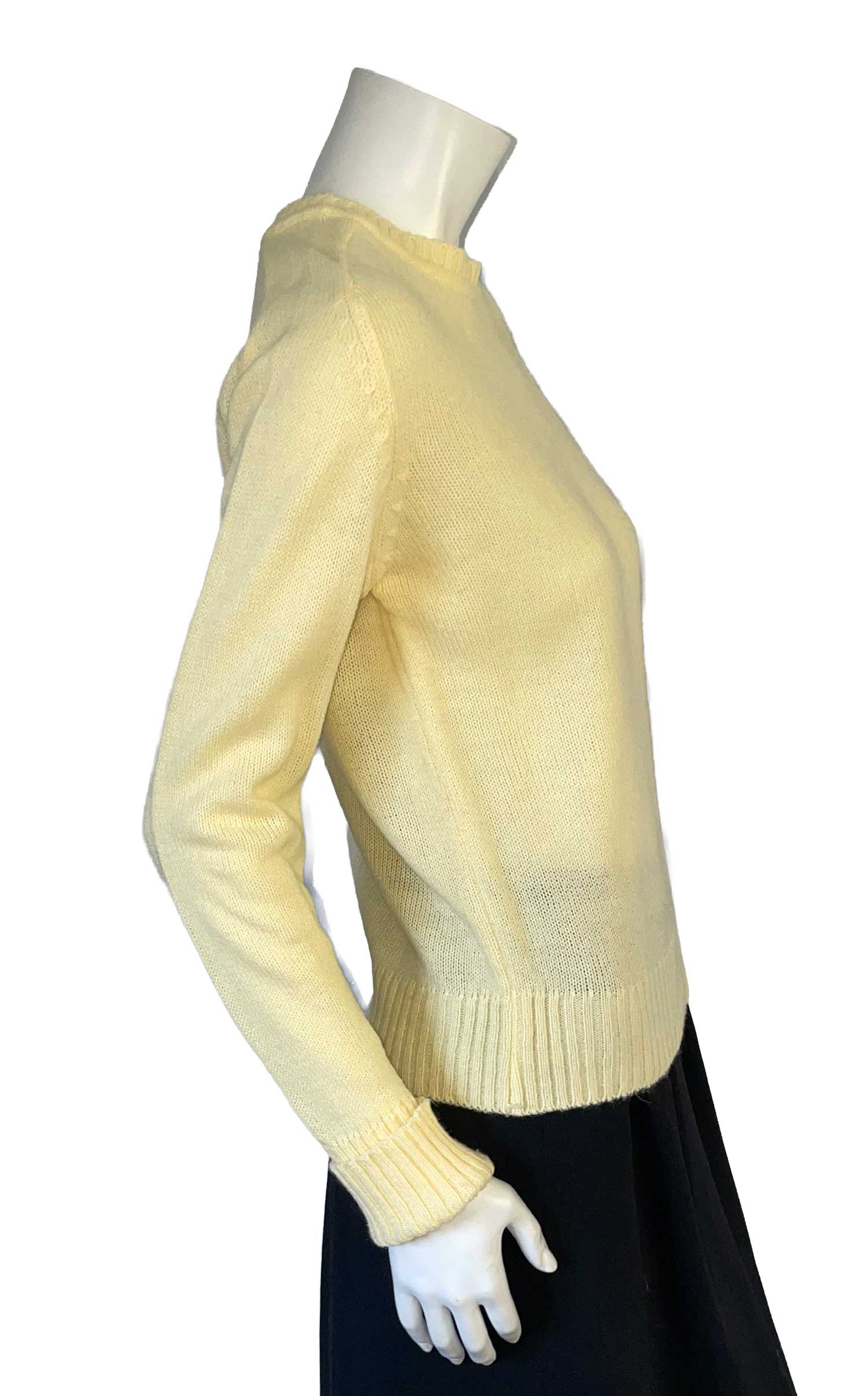 Vintage Pale Yellow Sweater