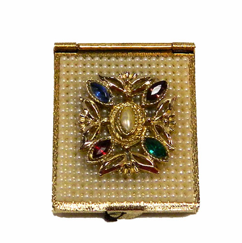 Vintage bejeweled matchbook cover