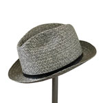 1960s Straw Fedora Hat