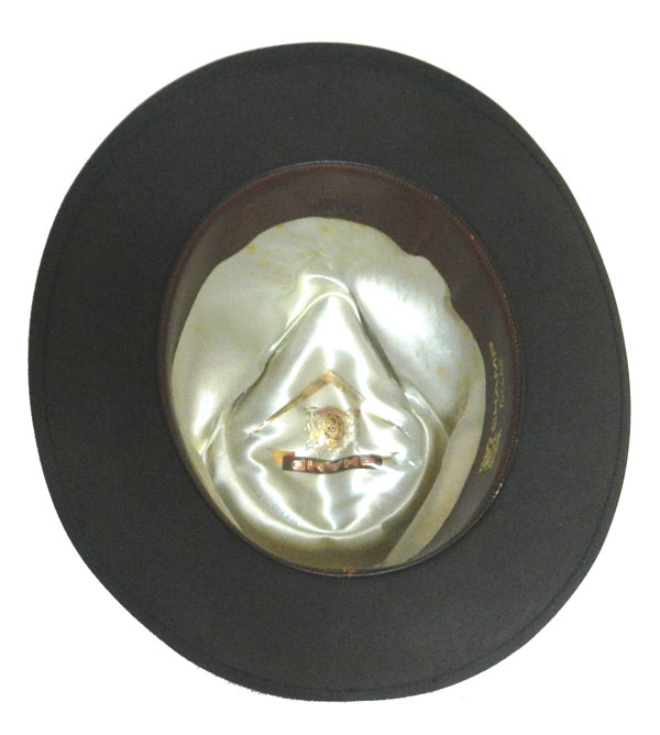 grey fedora hat