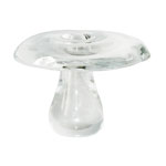 vintage blown glass mushroom