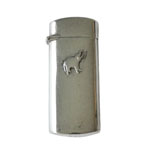 Antique silver match safe