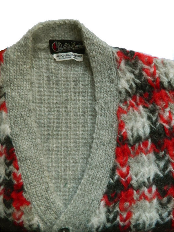 1960's mohair cardigan sweater