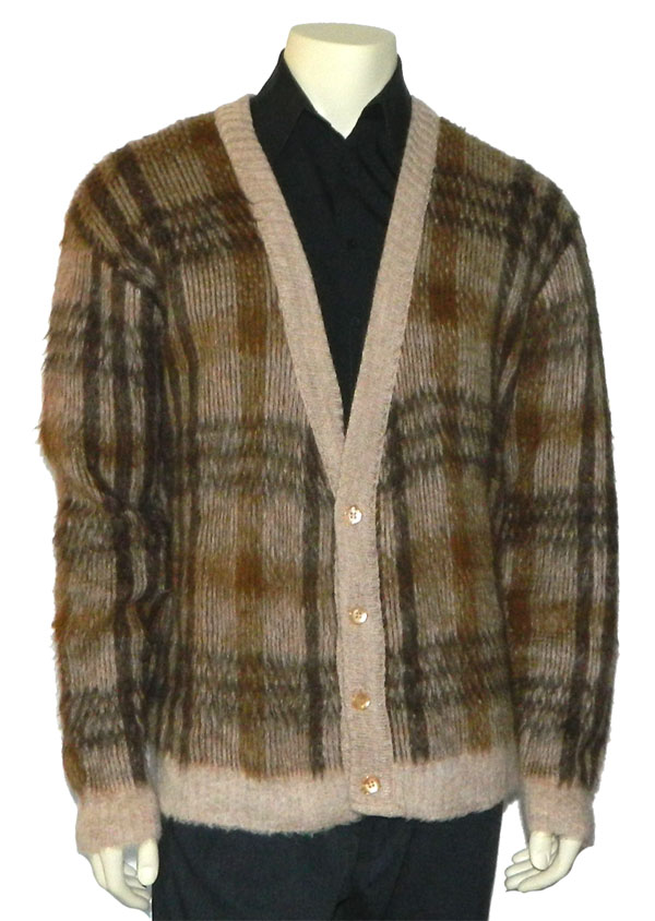 1960's mohair cardigan sweater
