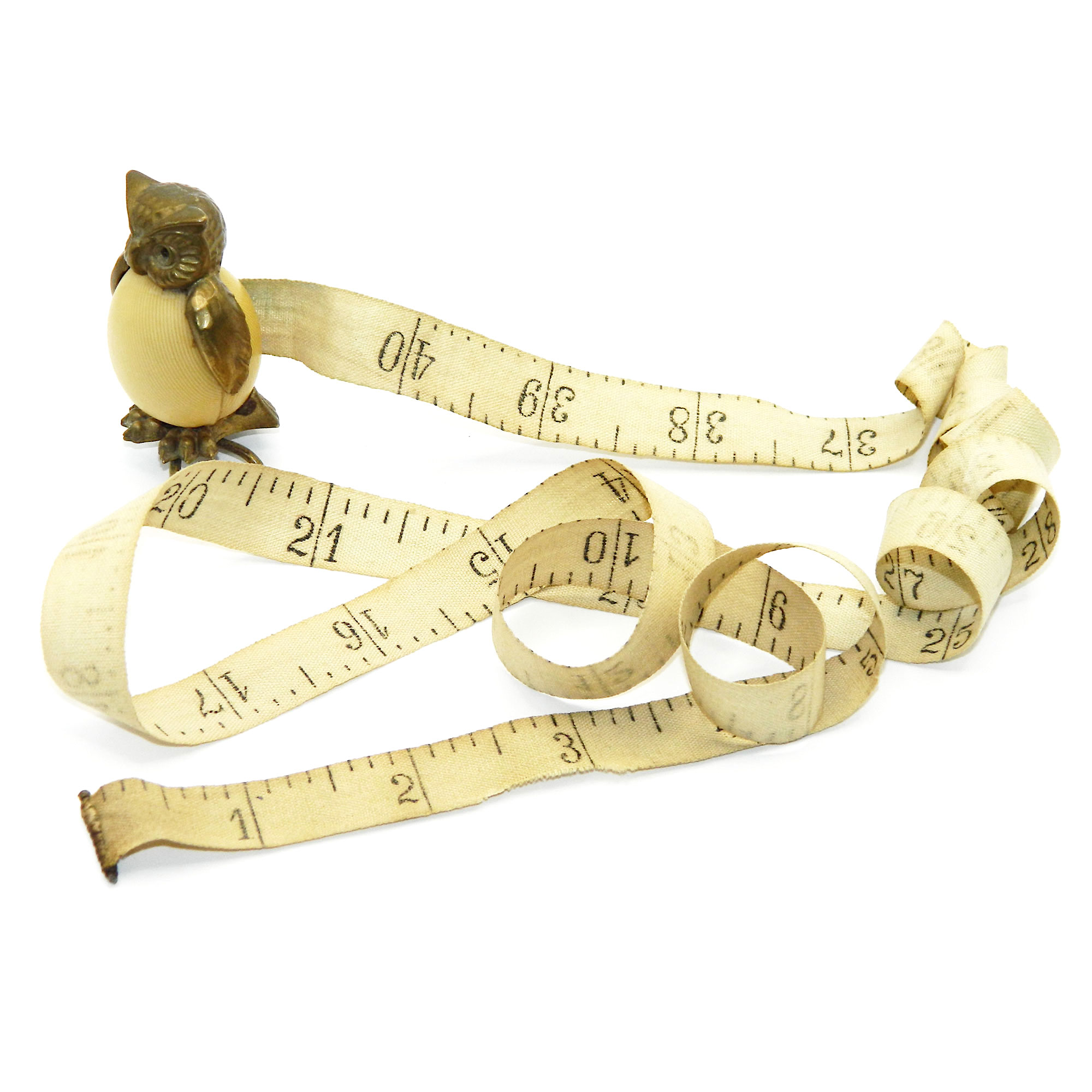 Antique Owl Tape Measure