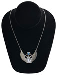 Egyptian revival Isis pendant necklace
